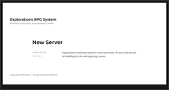 Desktop Screenshot of explore-rpg.com