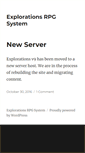 Mobile Screenshot of explore-rpg.com